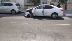  اللد: 3 اصابات بحادث طرق بين مركبتين 